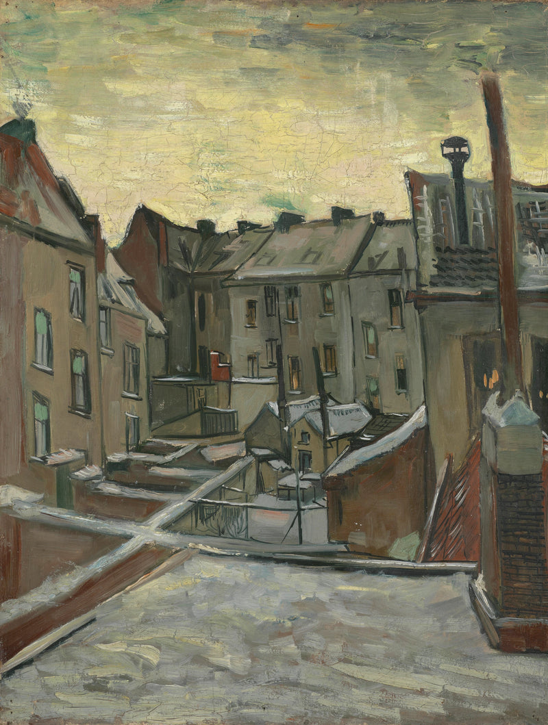 Huse set bagfra - Vincent van Gogh