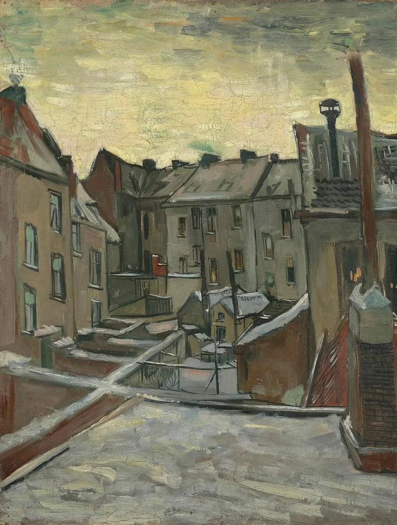 Huse set bagfra - Vincent van Gogh