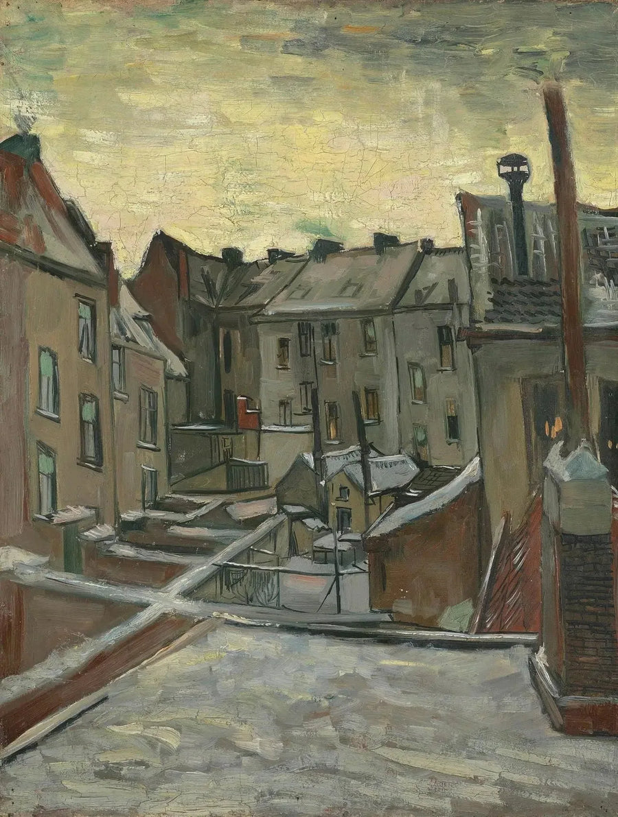 Huse set bagfra - Vincent van Gogh