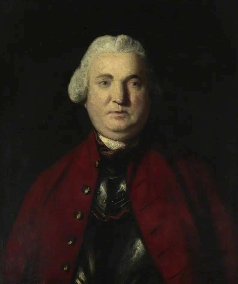 Major-general Stringer Lawrence (1697–1775), øverstbefalende for Det Indiske Ostindiske Kompagni (1752–1754 og 1761–1766) - Joshua Reynolds