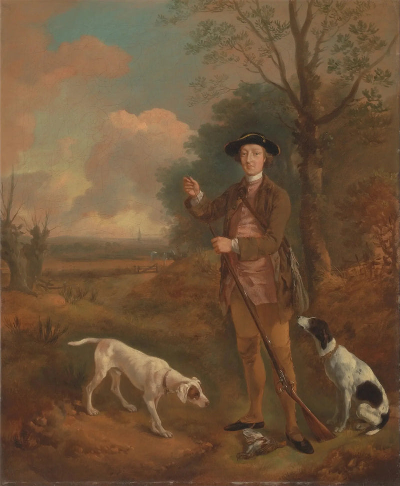 Major John Dade, fra Tannington, Suffolk - Thomas Gainsborough