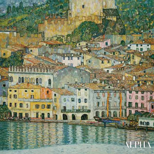 Malcesine sur le lac de Garde - Gustav Klimt - Reproductions de tableaux et peintures haut de gamme