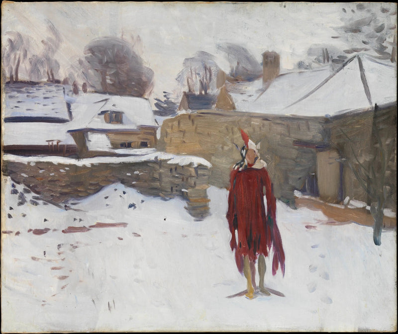 Mannequin i sneen - John Singer Sargent