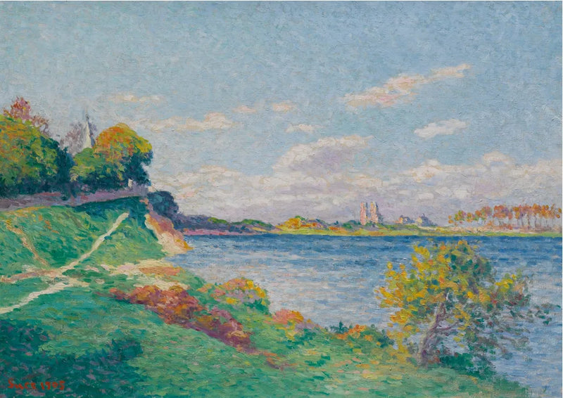 Mantes, Seinebredderne - Maximilien Luce