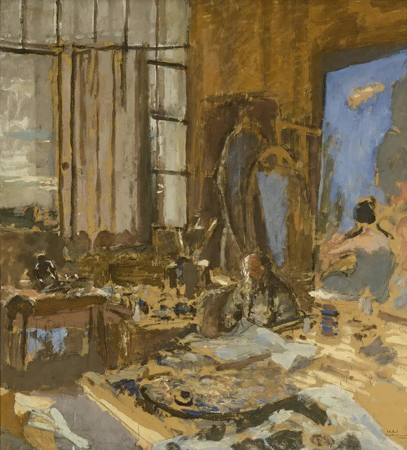 Maquette pour un portrait de K.X. Roussel - Édouard Vuillard