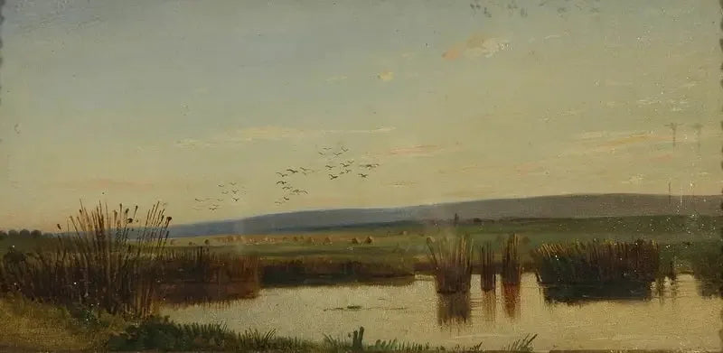 Marais ved solnedgang - Ivan Chichkine