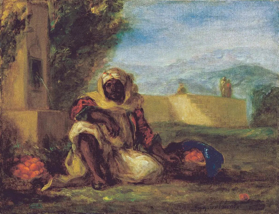 Appelsælger i Marokko - Eugène Delacroix