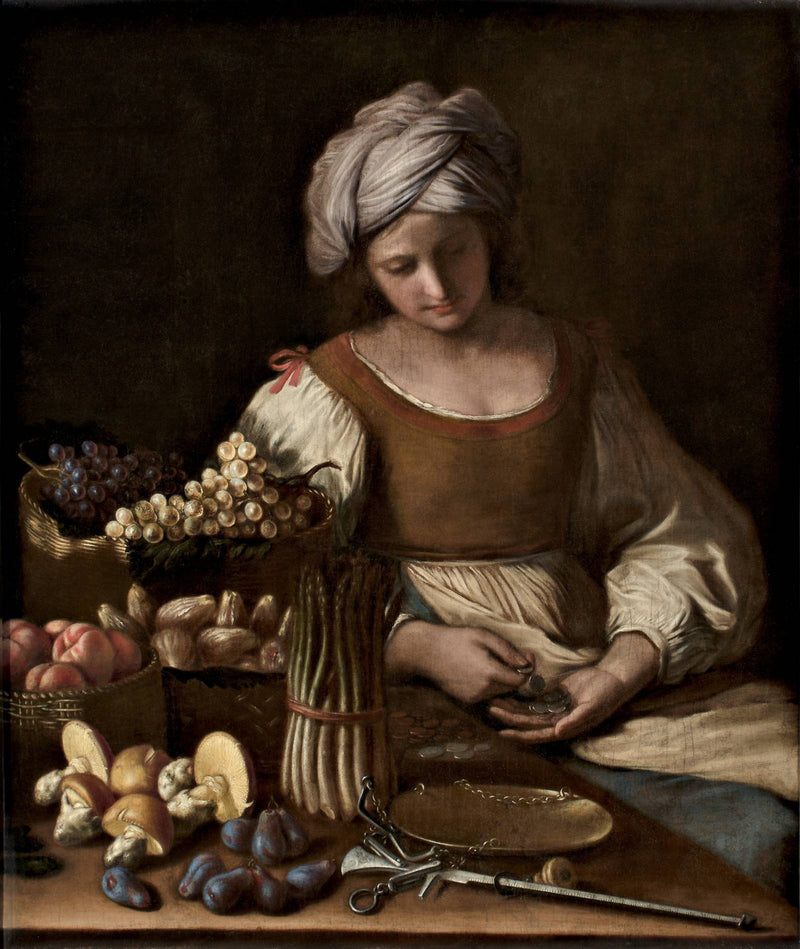 Grøntsagshandler - Guercino