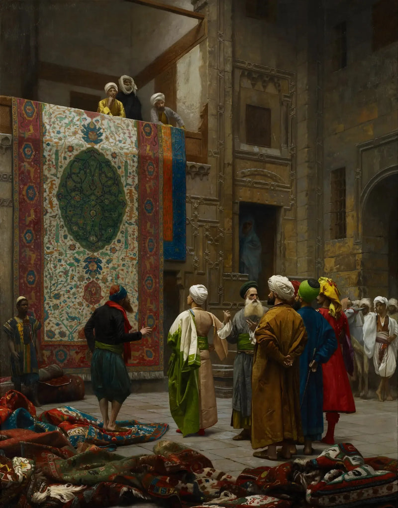 Tæppehandler i Kairo - Jean-Léon Gérôme