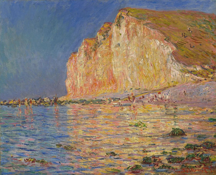 Lavvande ved Petites-Dalles - Claude Monet
