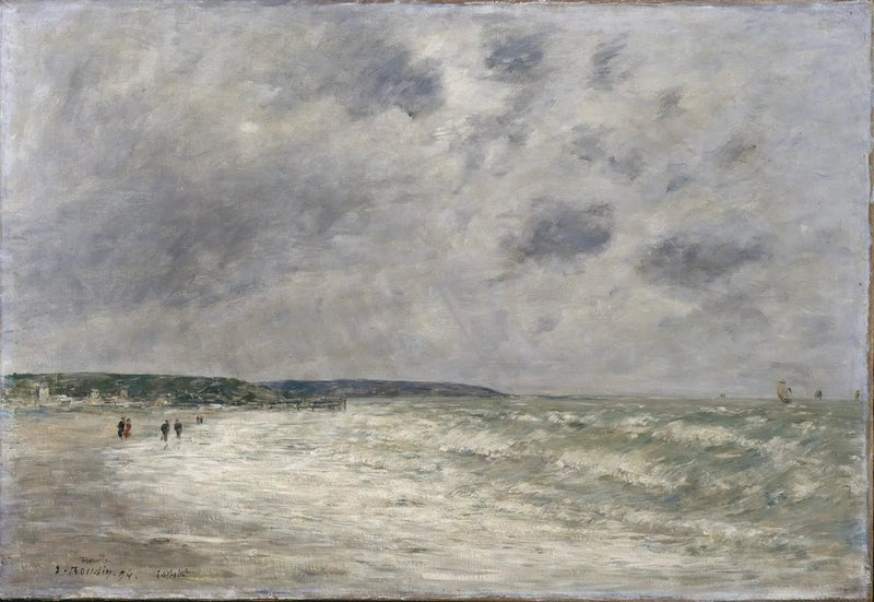 Højvande i Deauville - Eugène Boudin
