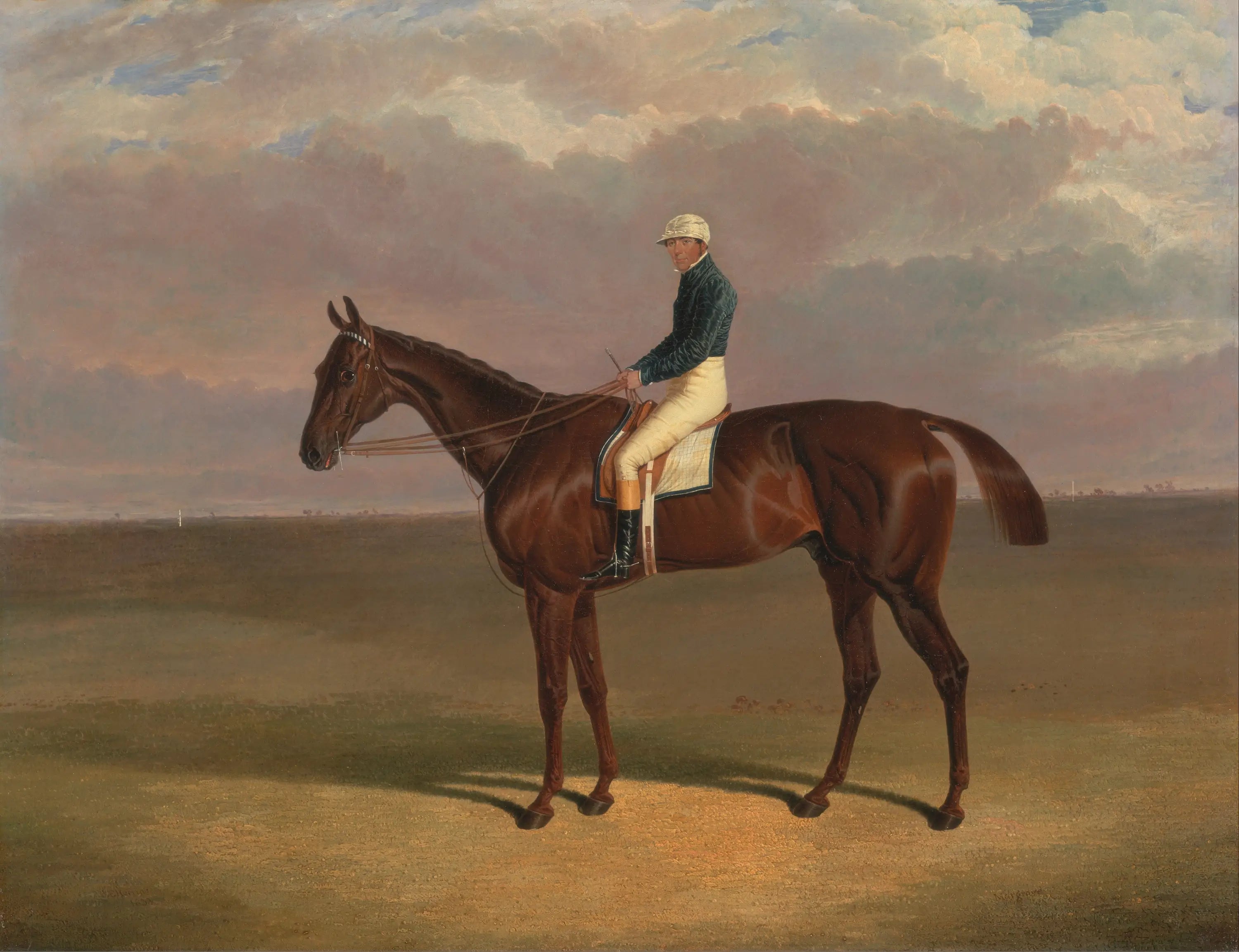 Margrave avec James Robinson - John Frederick Herring, Sr. image 1 copie de tableau peinte à la main
