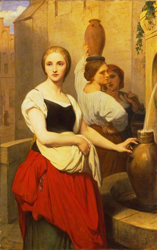 Marguerite ved fontænen - Ary Scheffer
