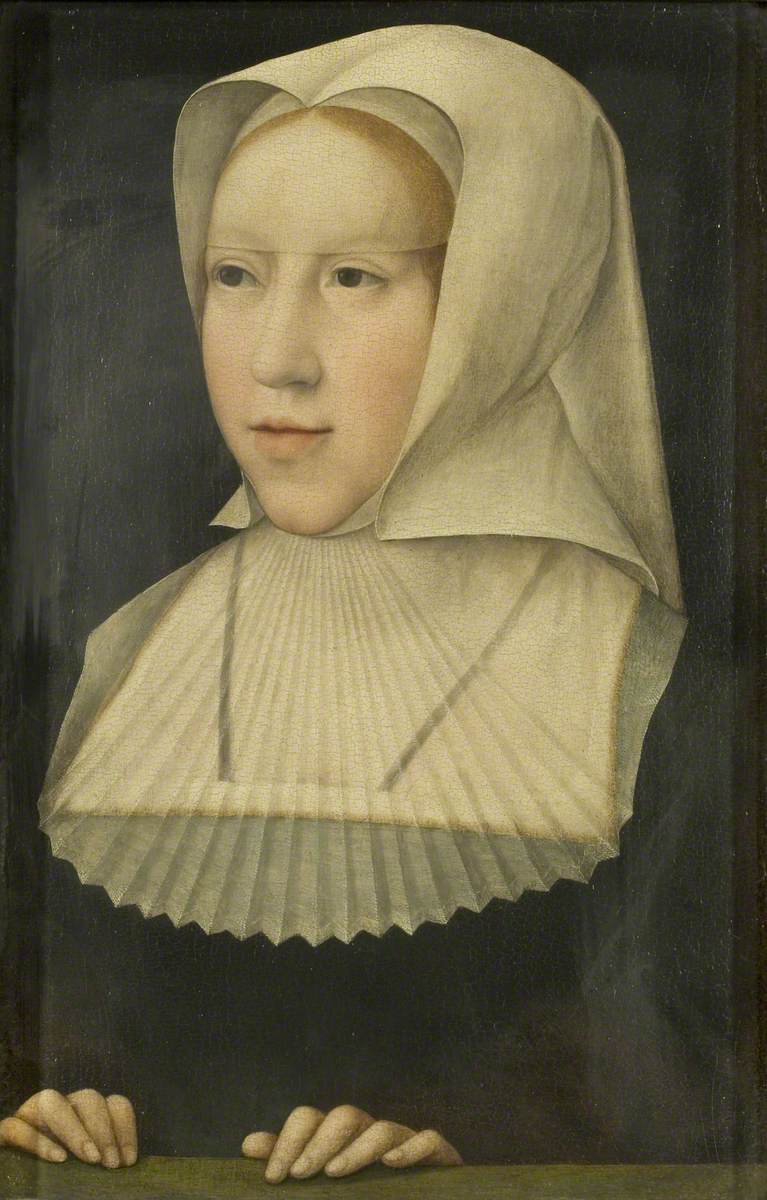 Marguerite d'Autriche - Bernard van Orley image 1 copie peinte à la main à l’huile