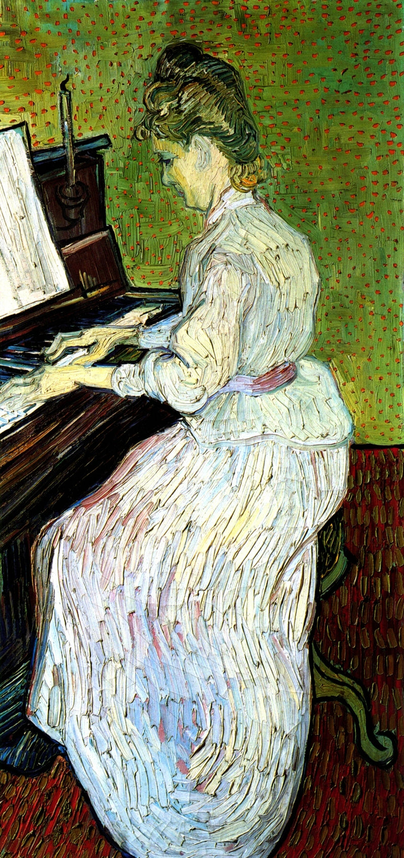 Frøken Gachet ved klaveret - Vincent van Gogh