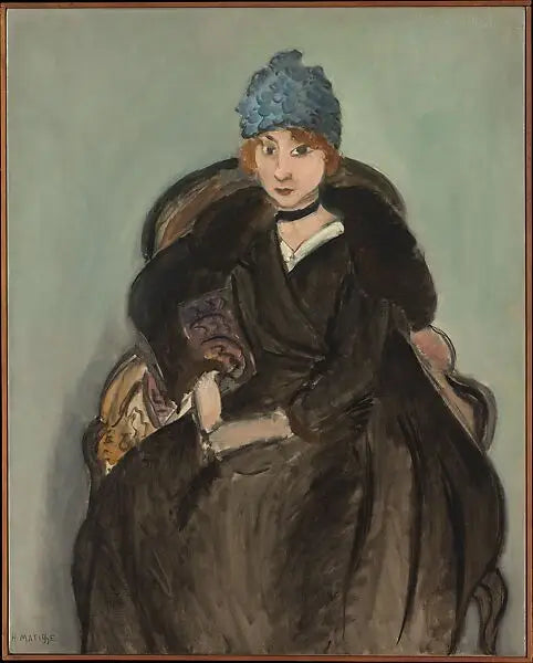 Marguerite med en hat - Henri Matisse