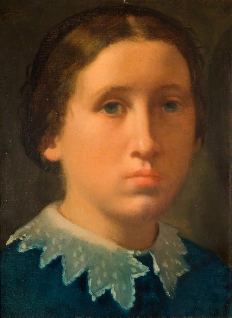 Marguerite, kunstnerens søster - Edgar Degas