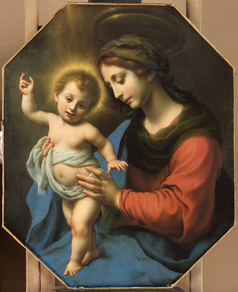 Maria med barn - Carlo Dolci