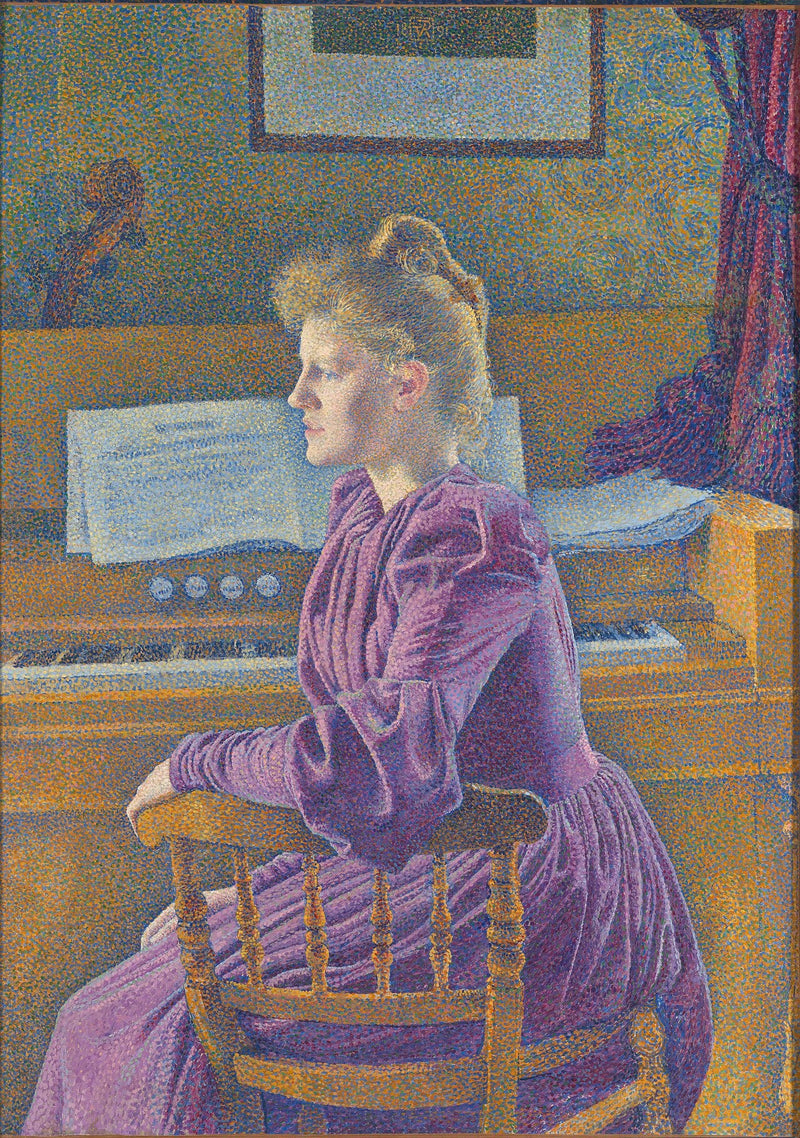 Maria Sèthe, den kommende frue Henry Van de Velde - Théodore van Rysselberghe
