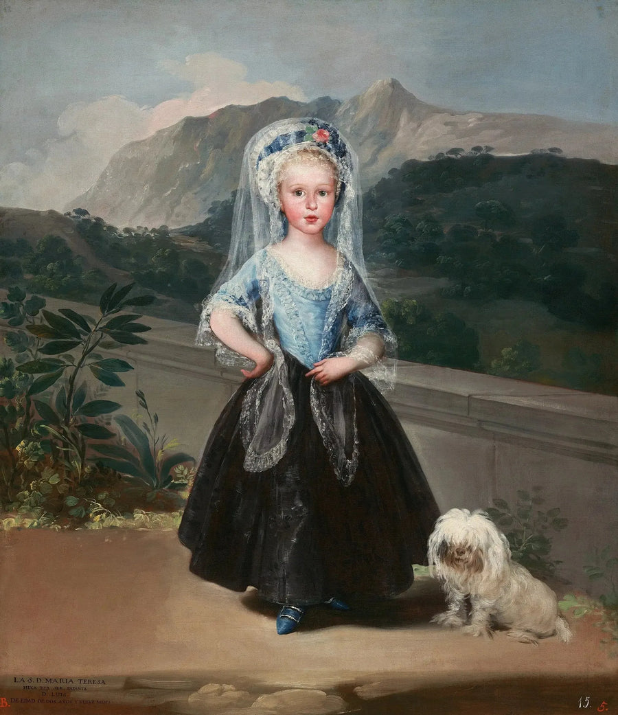 María Teresa de Borbón y Vallabriga, senere Grevinde af Chinchón - Francisco de Goya