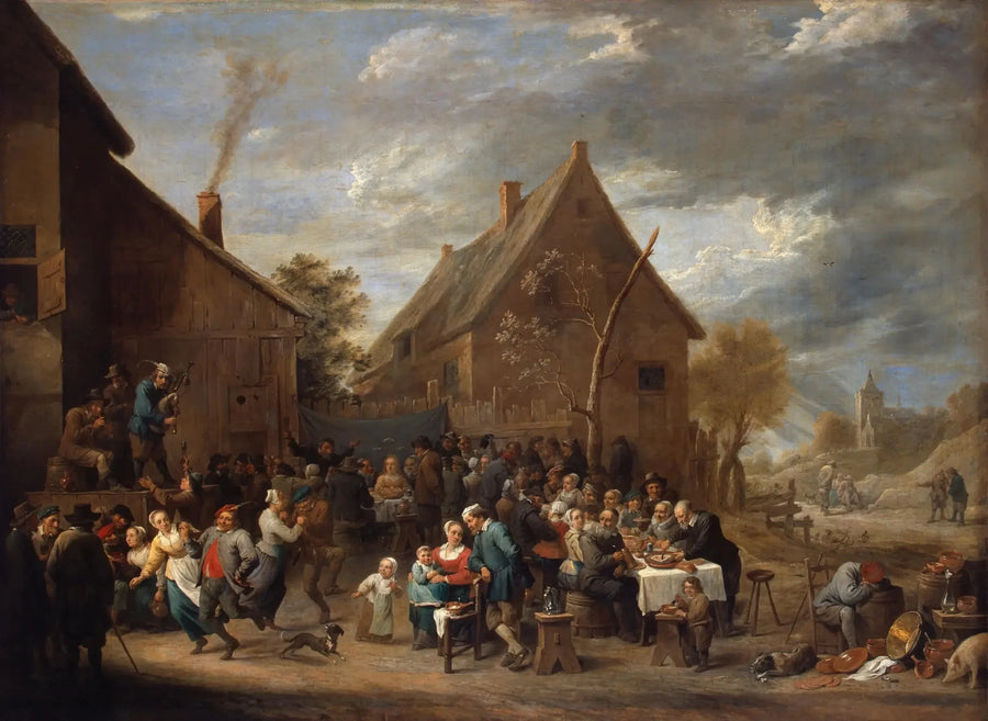 Bondemariage - David Teniers den Yngre