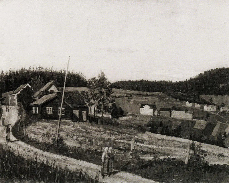 Maridalsveien i Nydalen - Edvard Munch
