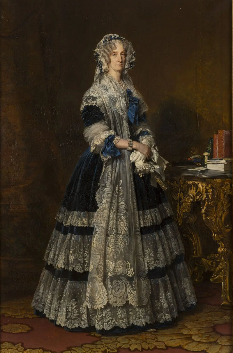 Marie-Amélie de Bourbon, prinsesse af De to Sicilier, dronning af Frankrig (1782-1866) - Franz Xaver Winterhalter
