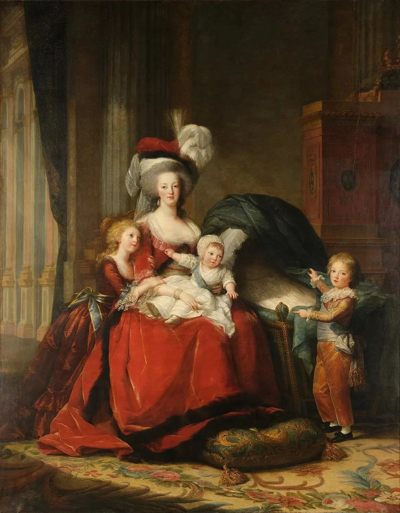 Marie-Antoinette de Lorraine-Habsbourg, dronning af Frankrig og hendes børn - Élisabeth Vigée Le Brun