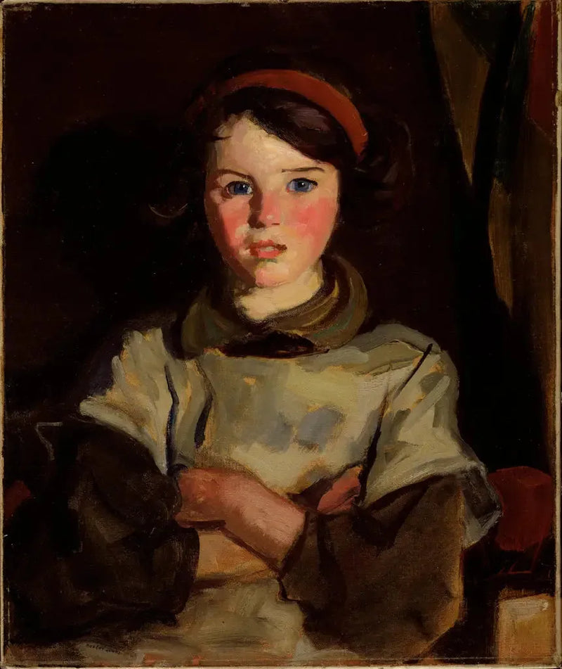 Marie med det røde bånd - Robert Henri