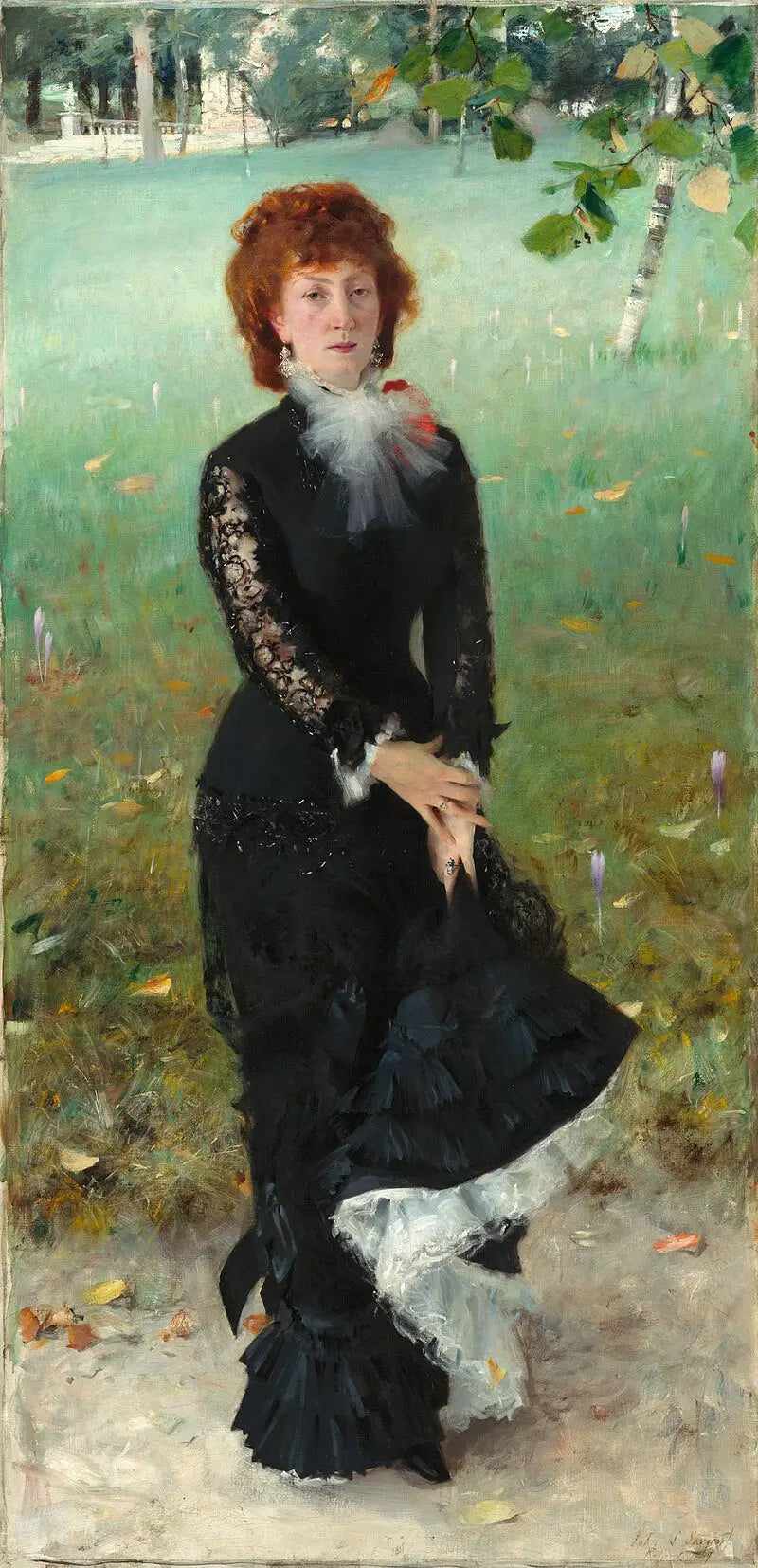 Marie Buloz Pailleron (Fru Édouard Pailleron) - John Singer Sargent