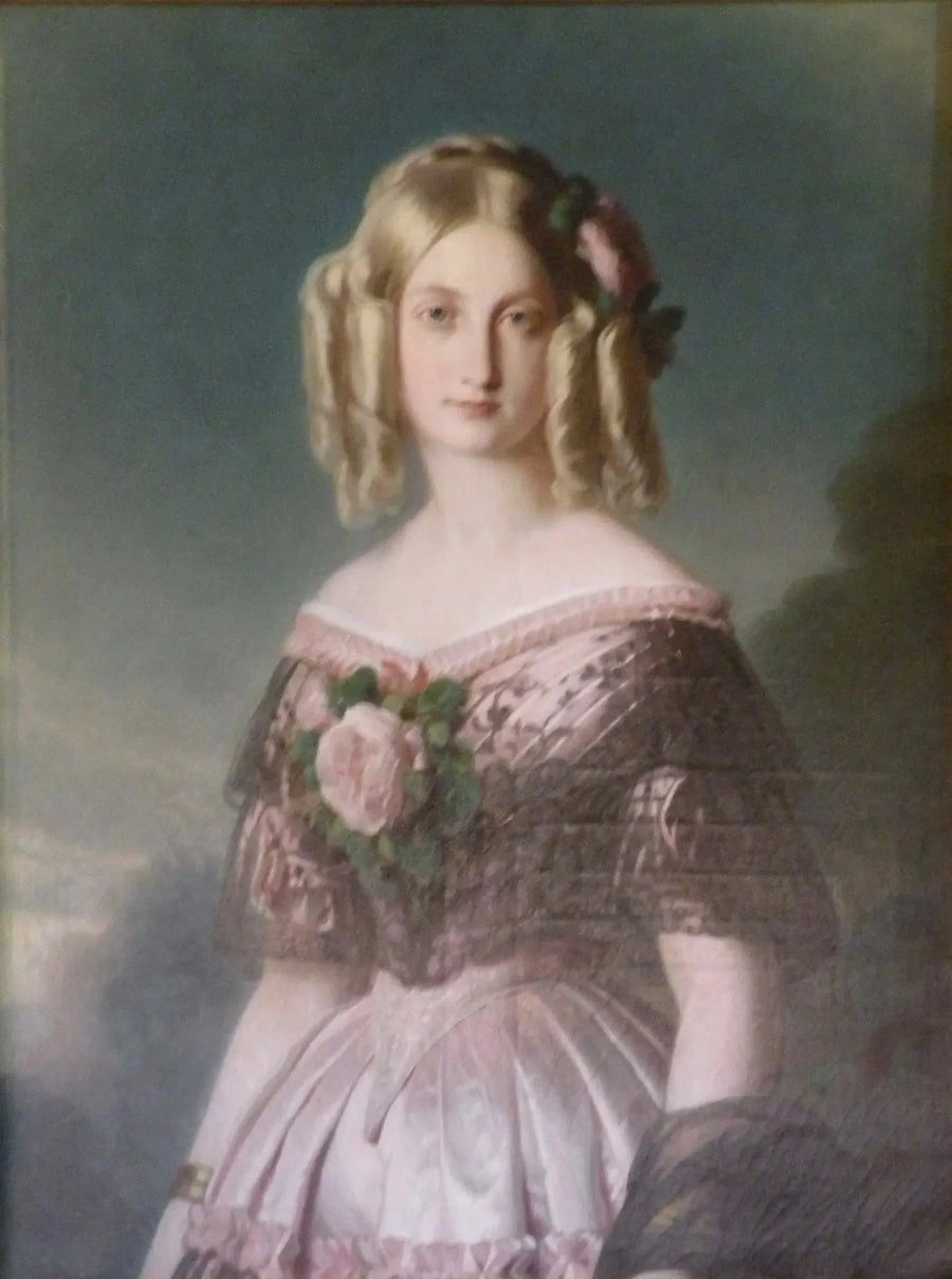 Marie-Caroline-Auguste de Bourbon-Salerne, hertuginde d'Aumale - Franz Xaver Winterhalter