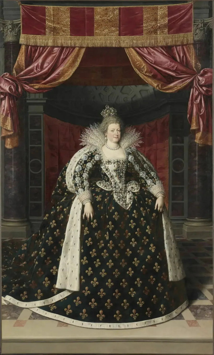 Marie de Médicis, dronning af Frankrig - Frans Pourbus den Yngre