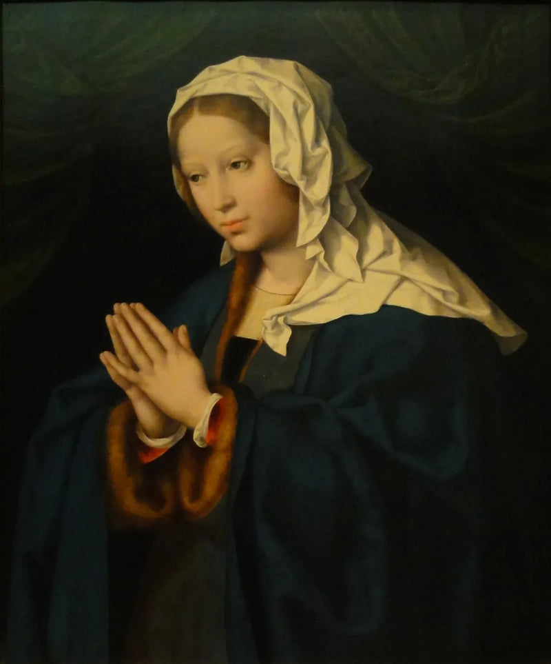 Marie og bøn - Joos van Cleve