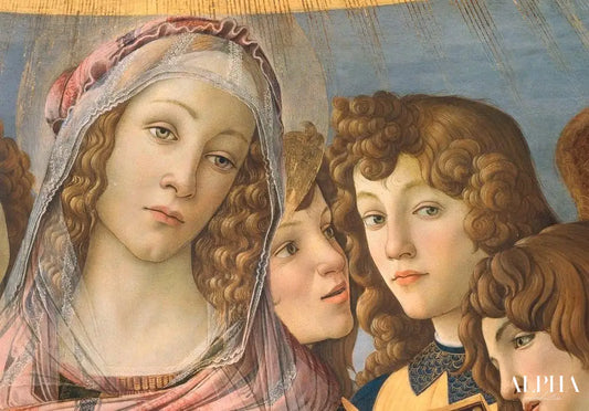 Marie et l'ange - Sandro Botticelli - Reproductions de tableaux et peintures haut de gamme