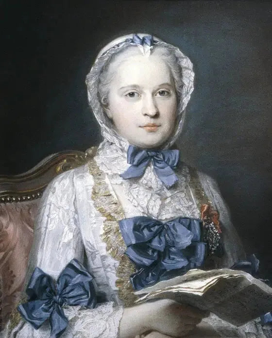 Marie-Josèphe af Sachsen, dauphine (1731-1767) - Maurice-Quentin de La Tour