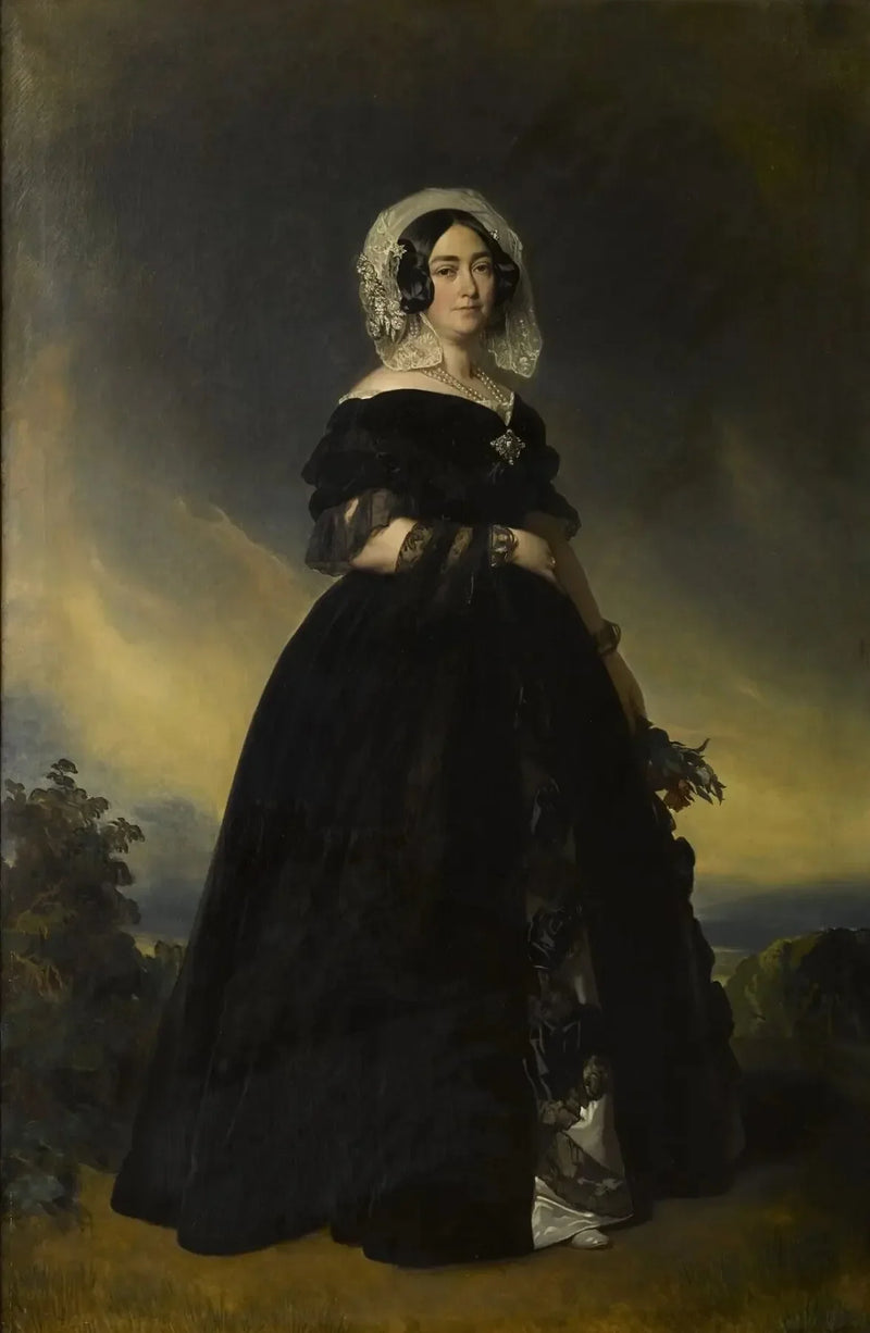 Marie-Louise-Thérèse-Victoire de Saxe-Cobourg-Saafeld, hertuginde af Kent (1786-1861) - Franz Xaver Winterhalter