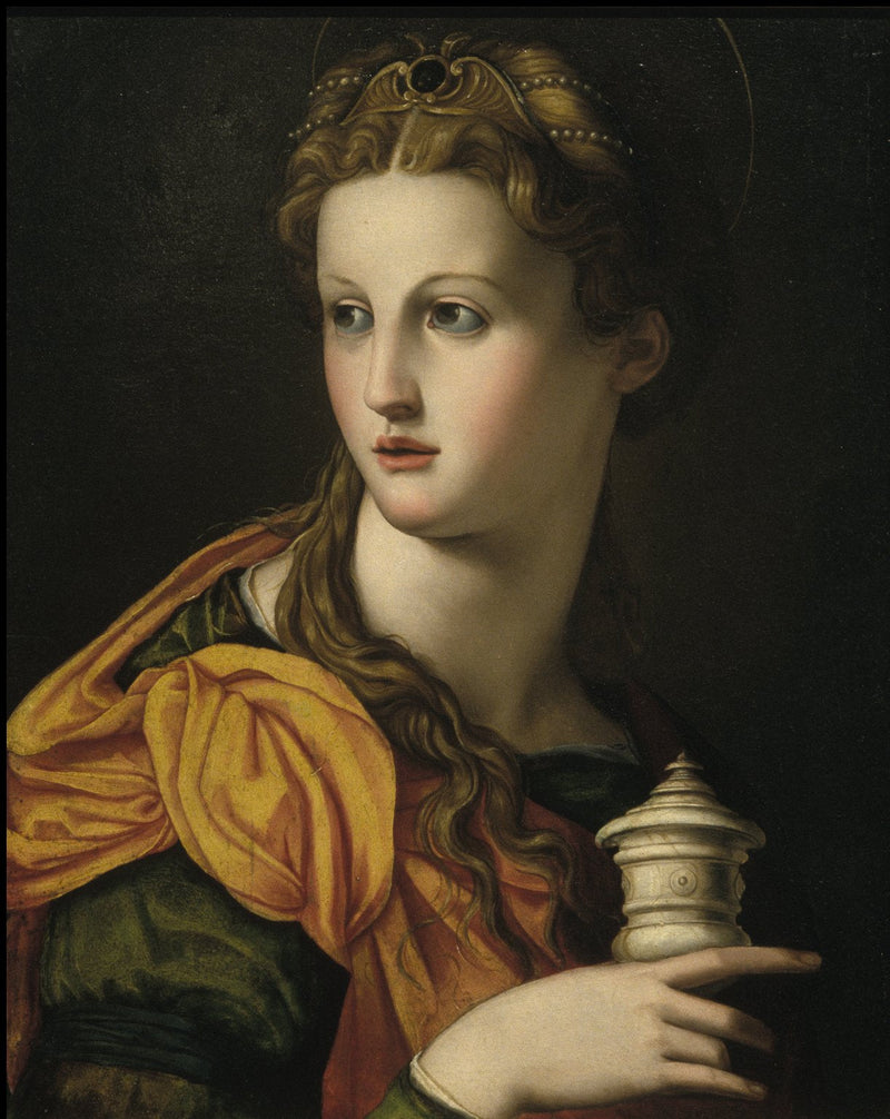 Marie-Madeleine (Young Florentine afbildet som Maria Magdalena) - Bronzino