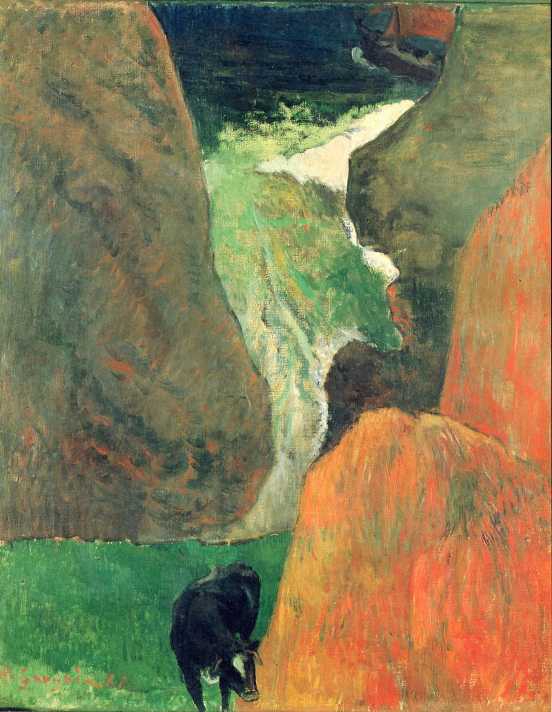 Marine med ko - Paul Gauguin