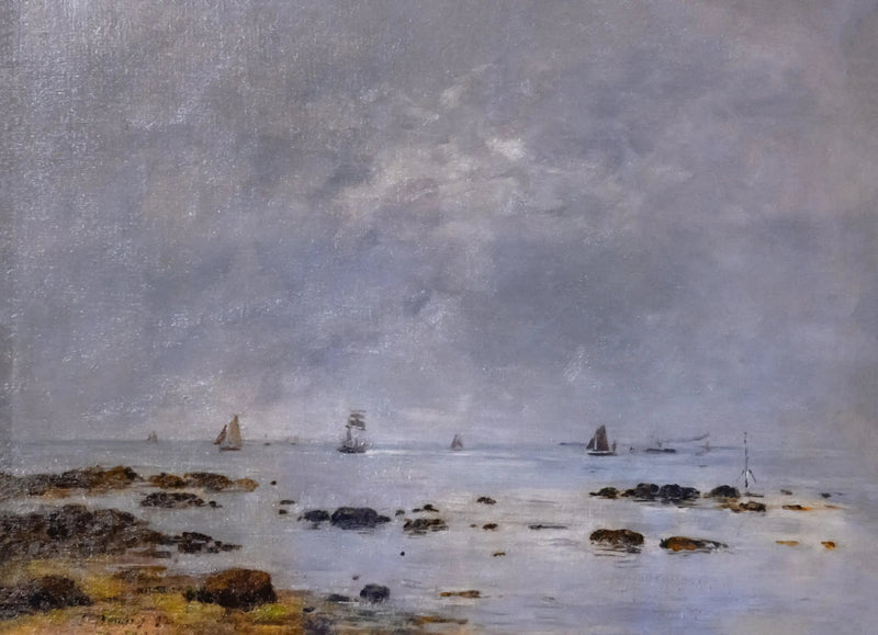 Marine, stilheden - Eugène Boudin