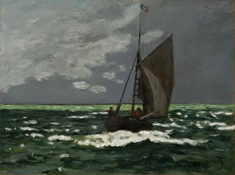 Flåde, storm W86 - Claude Monet