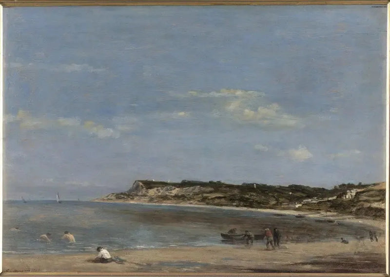 Marine, normand kyst - Eugène Boudin