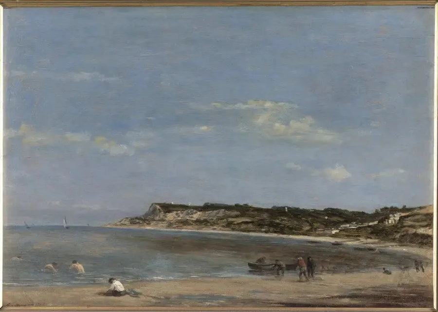 Marine, normand kyst - Eugène Boudin
