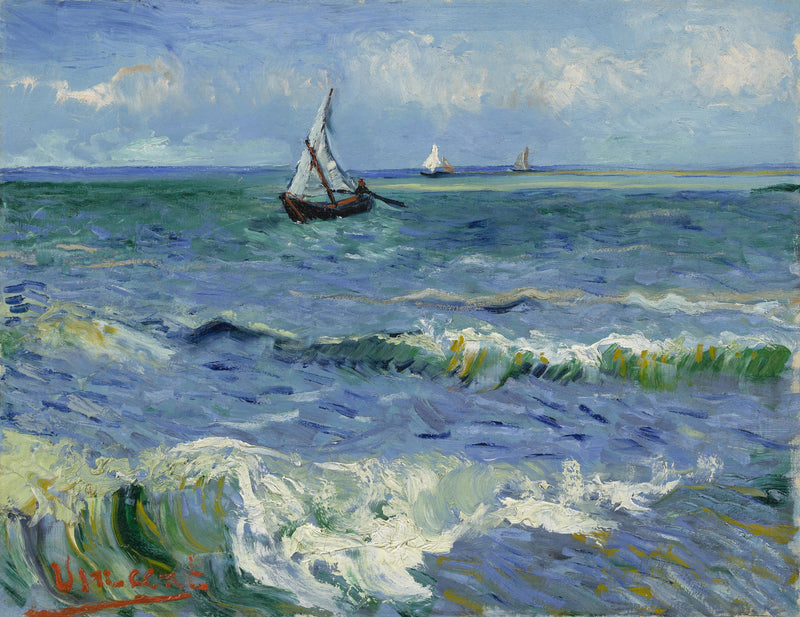 Marinelandskab nær Saintes-Maries-de-la-Mer - Vincent van Gogh