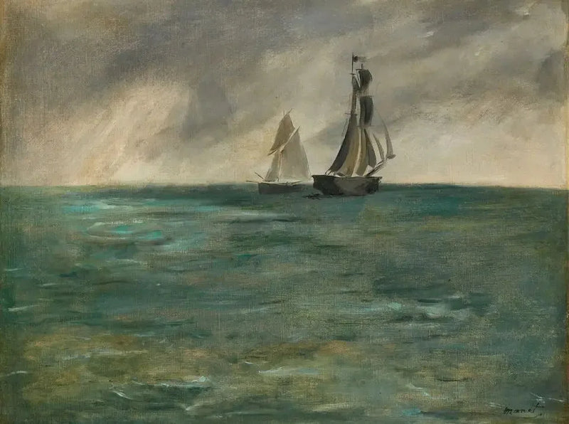 Marine, stormvejr - Édouard Manet