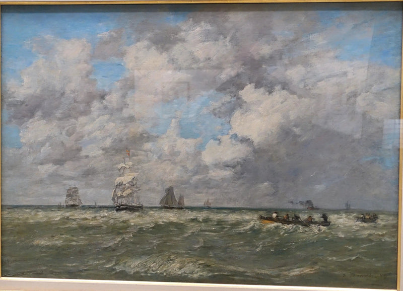 Søfolk, lamaneurerne - Eugène Boudin