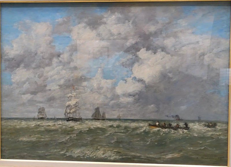 Søfolk, lamaneurerne - Eugène Boudin