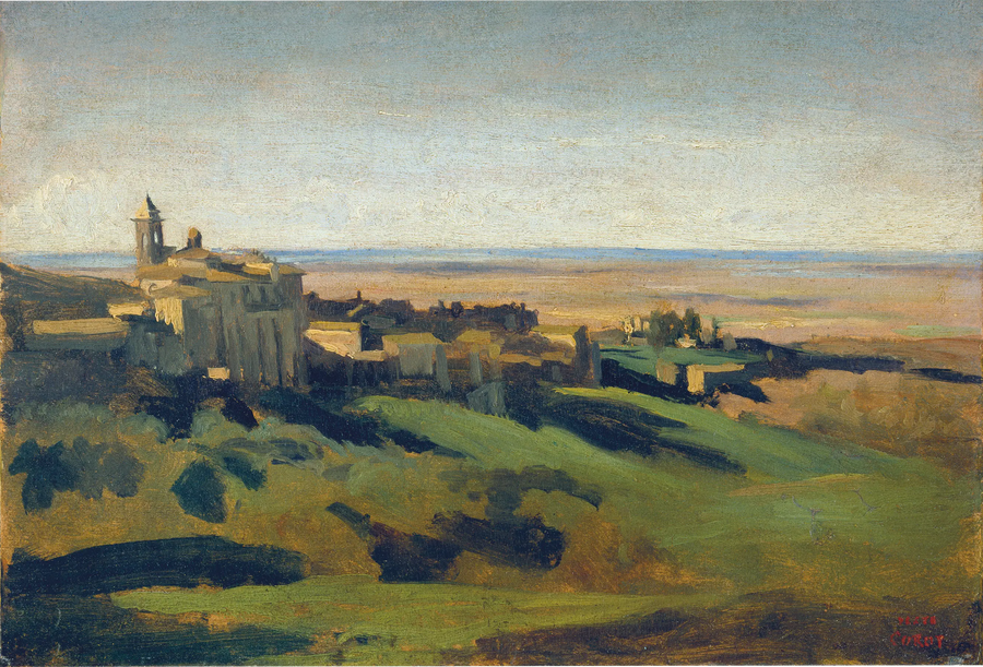 Marino, oversigt. Morgen - Jean-Baptiste Camille Corot