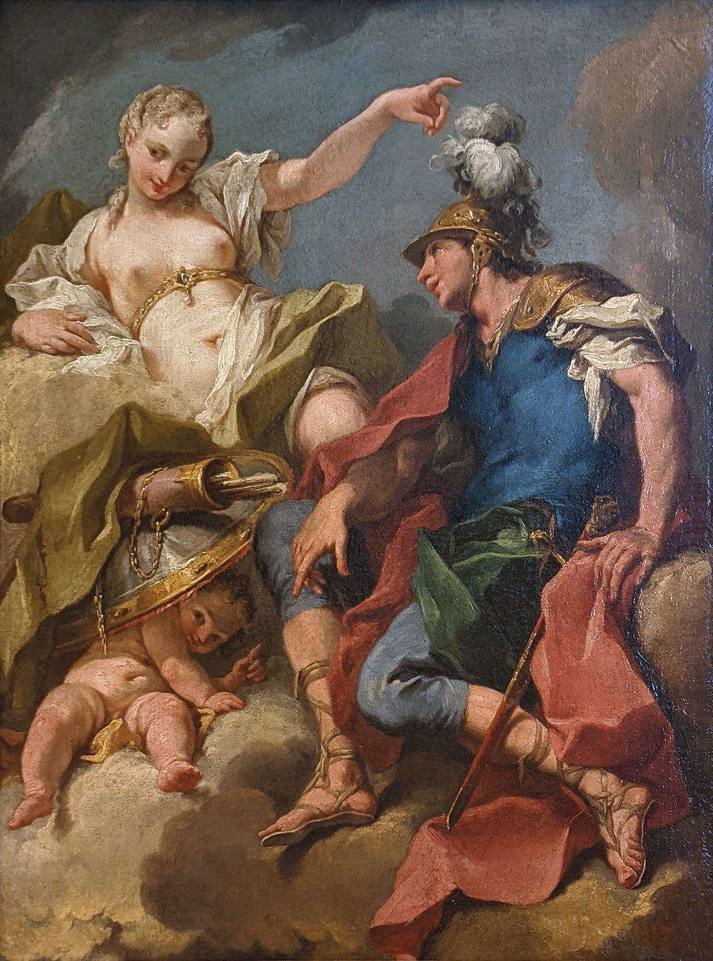 Mars et Vénus - Giovanni Battista Pittoni image 1 reproduction réalisée par Alpha Reproduction