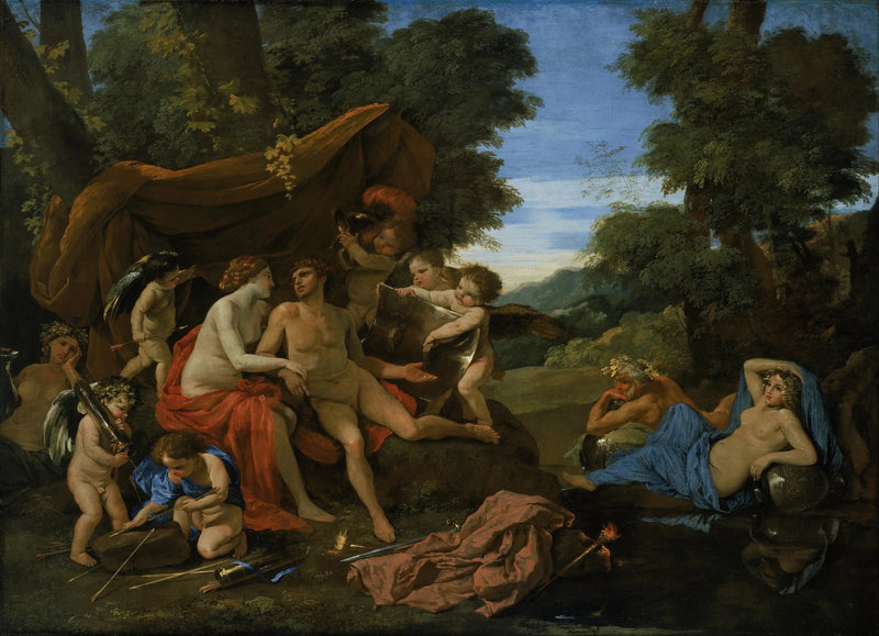 Mars og Venus - Nicolas Poussin