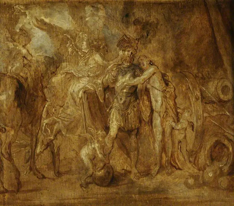 Mars deltar i krigen - Antoine van Dyck